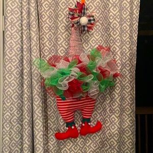 Tall Elf Hat with legs door hanger